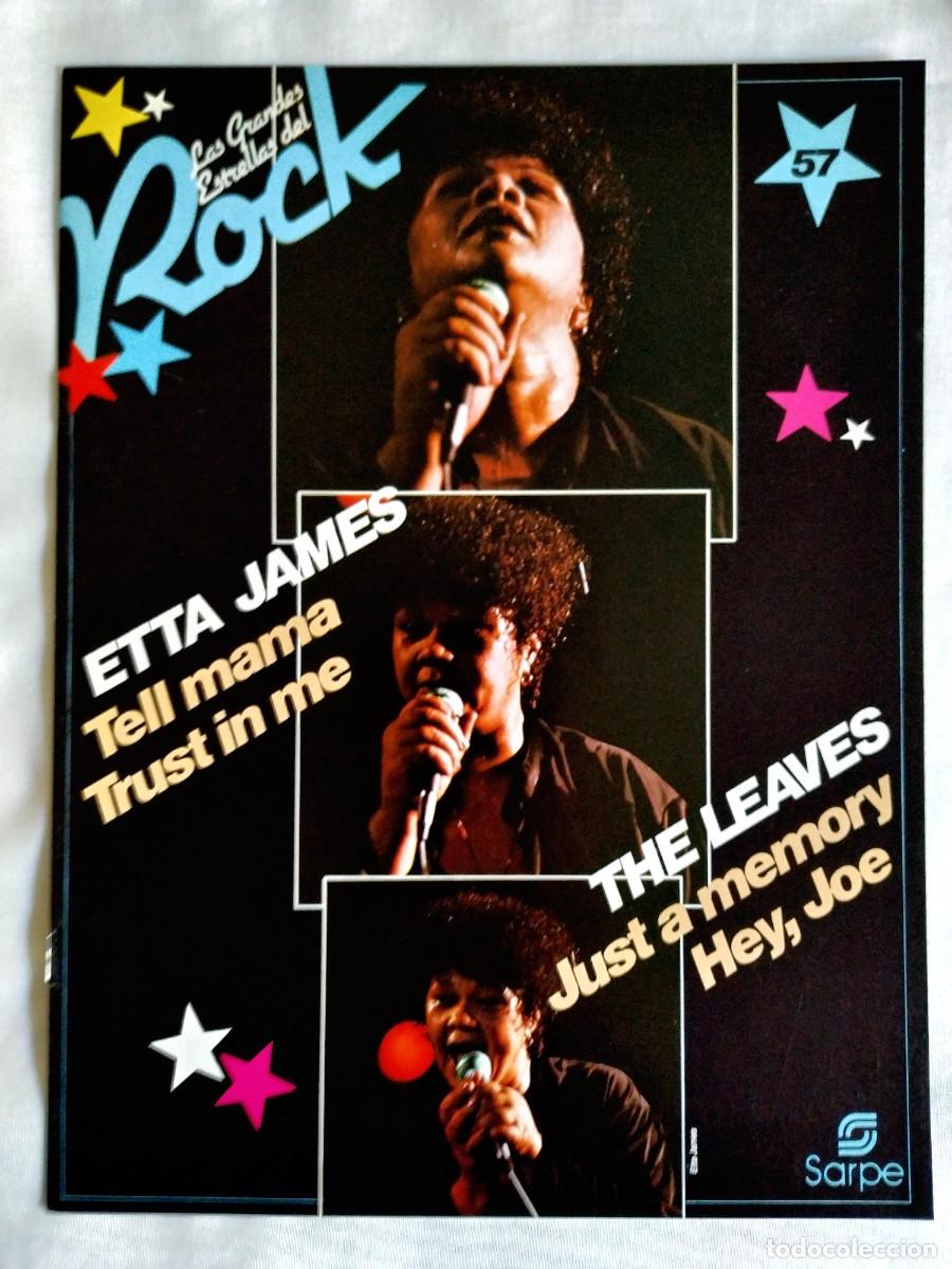 Discos de vinilo: FASC&Iacute;CULO N&Uacute;M. 57 LAS GRANDES ESTRELLAS DEL ROCK - NUEVO - Foto 1