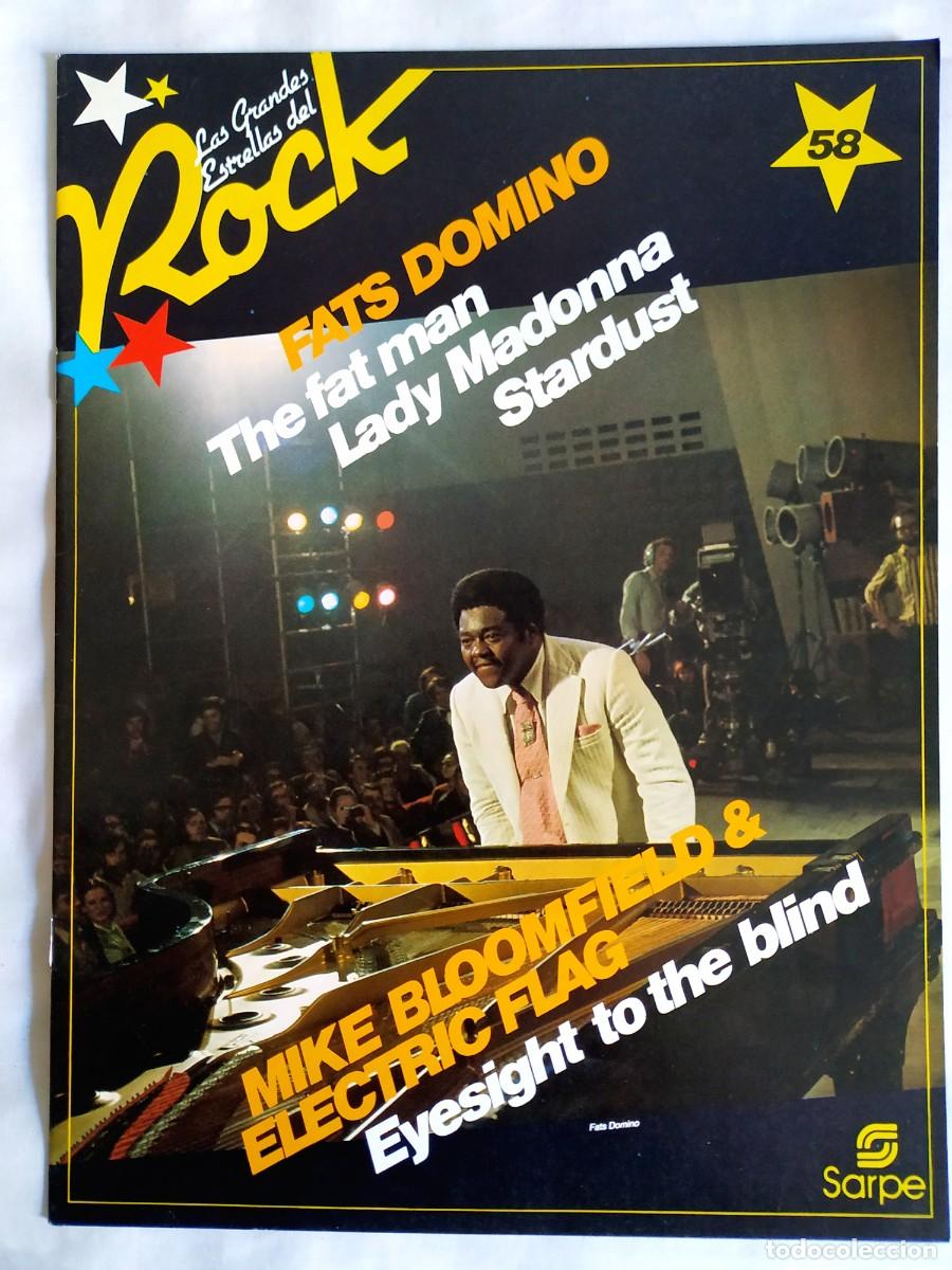 Discos de vinilo: FASC&Iacute;CULO N&Uacute;M. 58 LAS GRANDES ESTRELLAS DEL ROCK - NUEVO - Foto 1