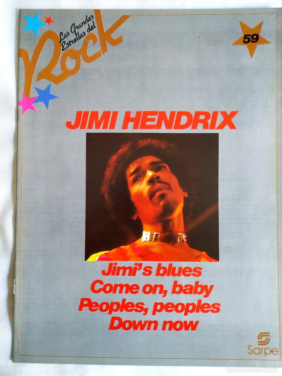 Discos de vinilo: FASC&Iacute;CULO N&Uacute;M. 59 LAS GRANDES ESTRELLAS DEL ROCK - NUEVO - Foto 1