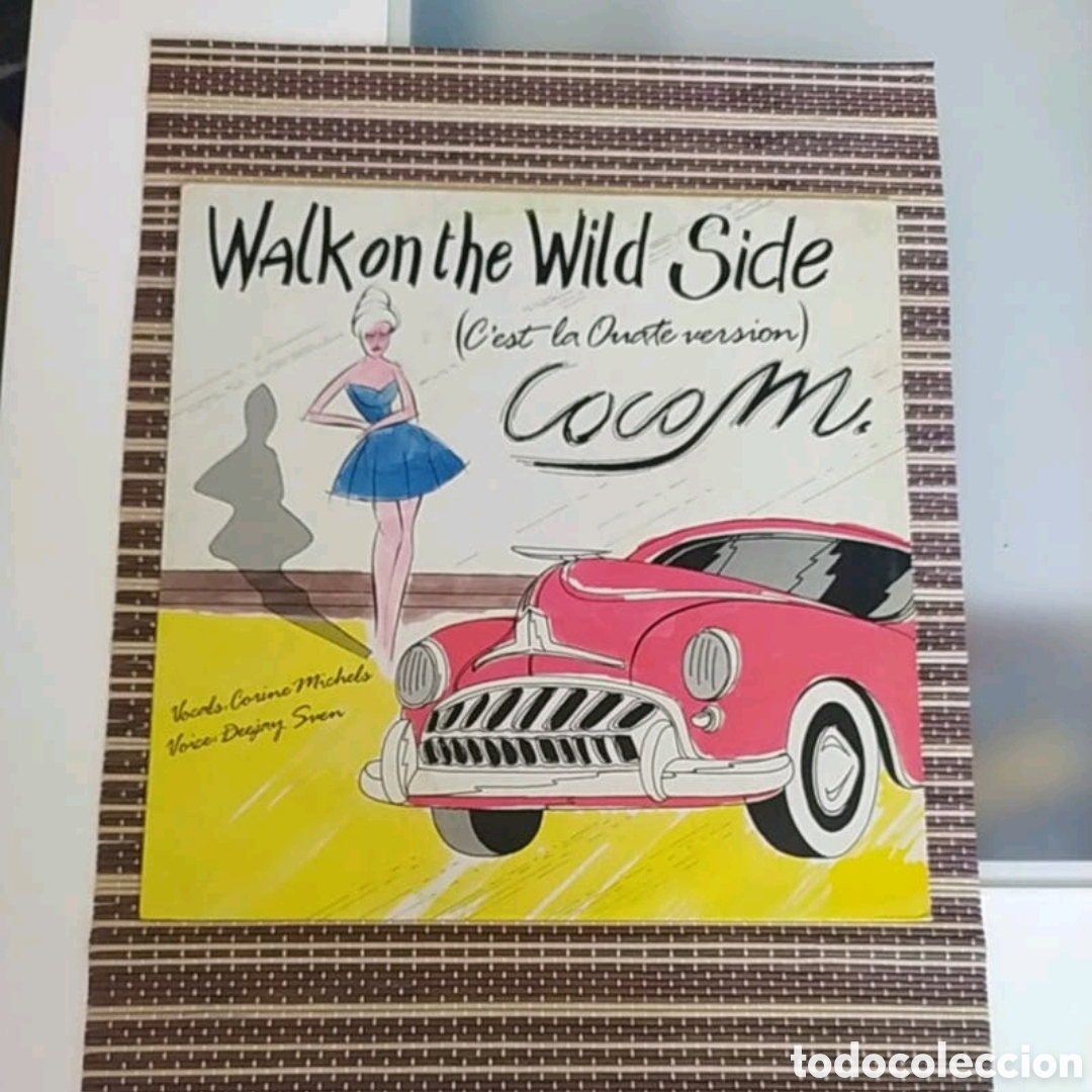 Discos de vinilo: Maxi single Coco M. Walk on The Wild side (Lou Reed) - Foto 1