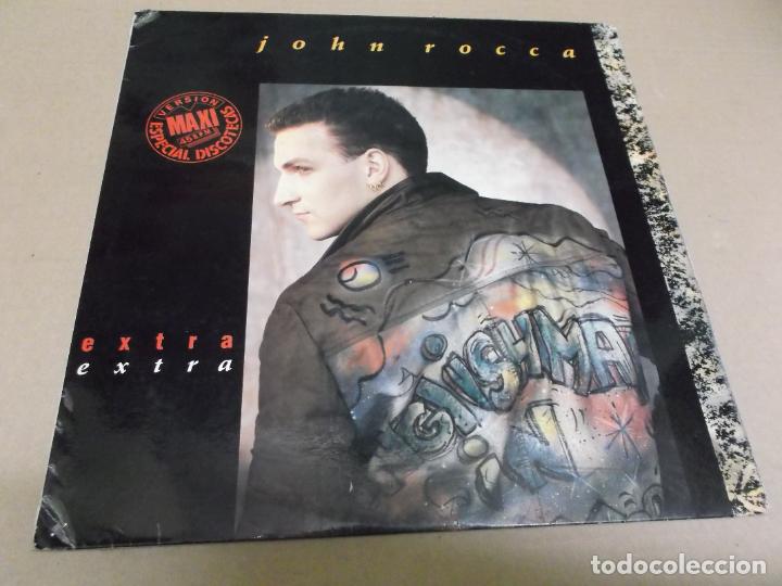 Discos de vinilo: JOHN ROCCA (MX) EXTRA, EXTRA (2 TRACKS) A&Ntilde;O &ndash; 1987 - Foto 1