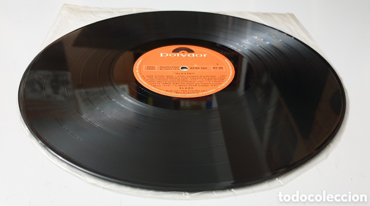 Discos de vinilo: LP SLADE - Slayed? (Espa&ntilde;a - Polydor - 1972) Primera edicion - Foto 5