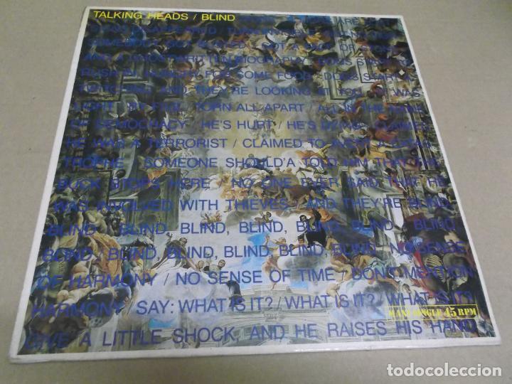 Discos de vinilo: TALKING HEADS (MX) BLIND (3 TRACKS) A&Ntilde;O &ndash; 1988 - Foto 1