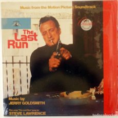 Discos de vinilo: JERRY GOLDSMITH. THE LAST RUN (BSO). MCA, USA 1971 REISSUE LP. Lote 402110949