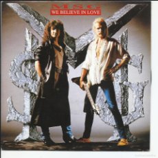 Discos de vinilo: MSG.- WE BELIEVE IN LOVE SINGLE PROMO EMI-ODEON, 1992 ESPAÑA. Lote 402114519