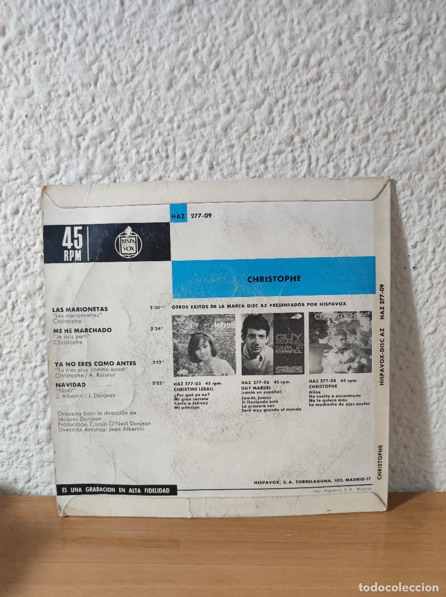 Discos de vinilo: Christophe &ndash; Las Marionetas - Foto 2