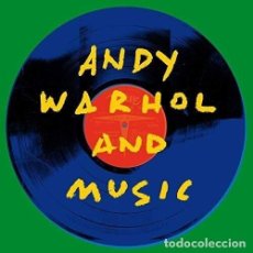 Discos de vinilo: ANDY WARHOL AND MUSIC VINILO DOBLE. Lote 402125104