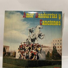 Discos de vinilo: EP -AMOR BANDURRIAS Y CANCIONES - TUNA DE LA FACULTAD MEDICINA MADRID - FONÓPOLIS - 1962. Lote 402140924