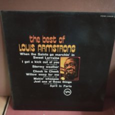 Discos de vinilo: LOUIS ARMSTRONG LP THE BEST OF VERVE RECORDS ESPAÑA 1975. Lote 402161419