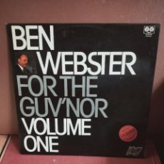 Discos de vinilo: BEN WEBSTER FOR THE GUV'NOR VOLUME ONE. LP AFFINITY 1981. Lote 402165079