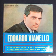 Discos de vinilo: EDOARDO VIANELLO - UN GIORNO IN PIU- EP 1966 - RCA. Lote 402169909