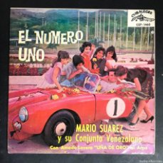 Discos de vinilo: MARIO SUAREZ Y SU CONJUNTO VENEZOLANO - EL NUMERO UNO - EP 1961 - CUBALEGRE. Lote 402172014