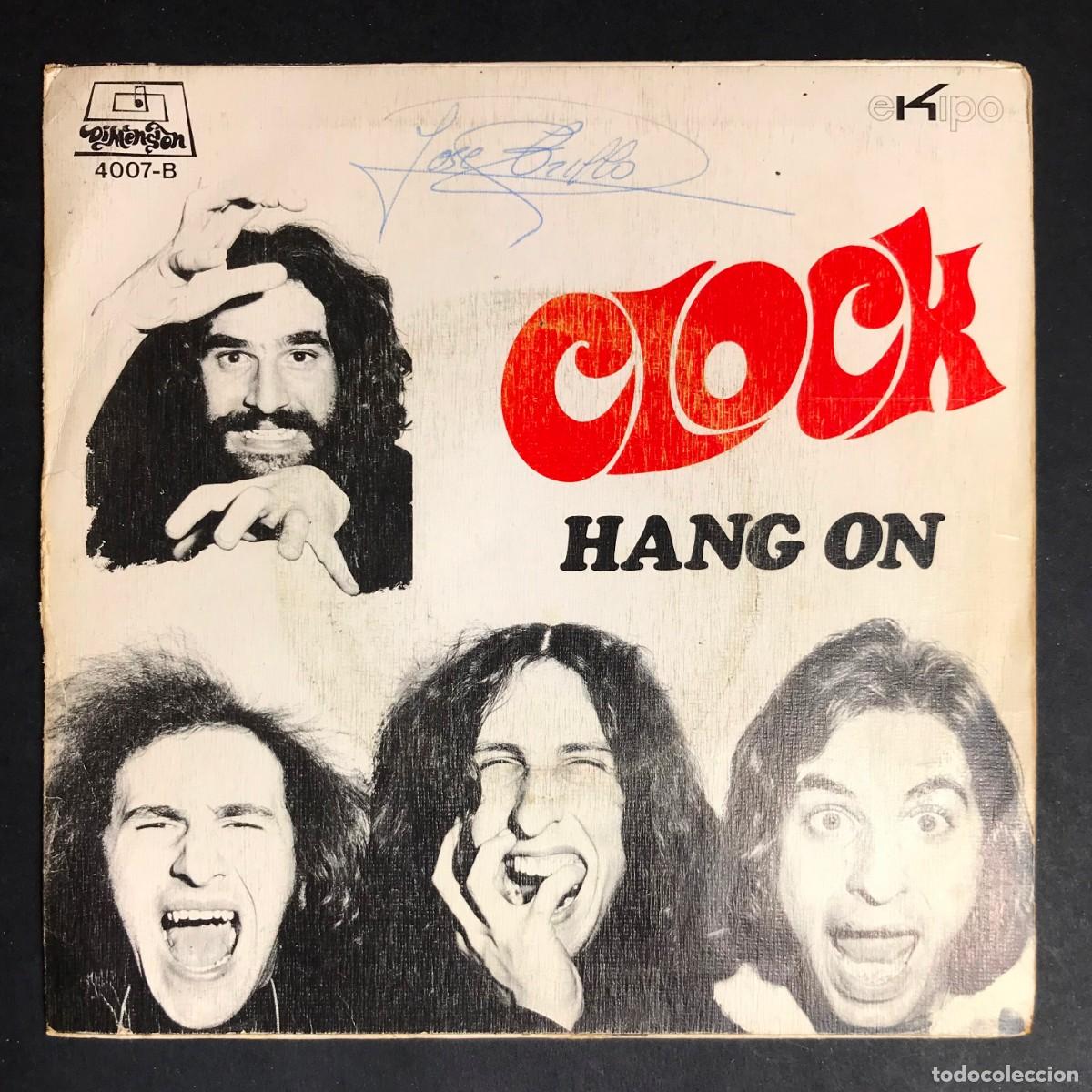 Discos de vinilo: CLOCK - Hang On / Your Smile - SINGLE 1971 - DIMENSION - Foto 1