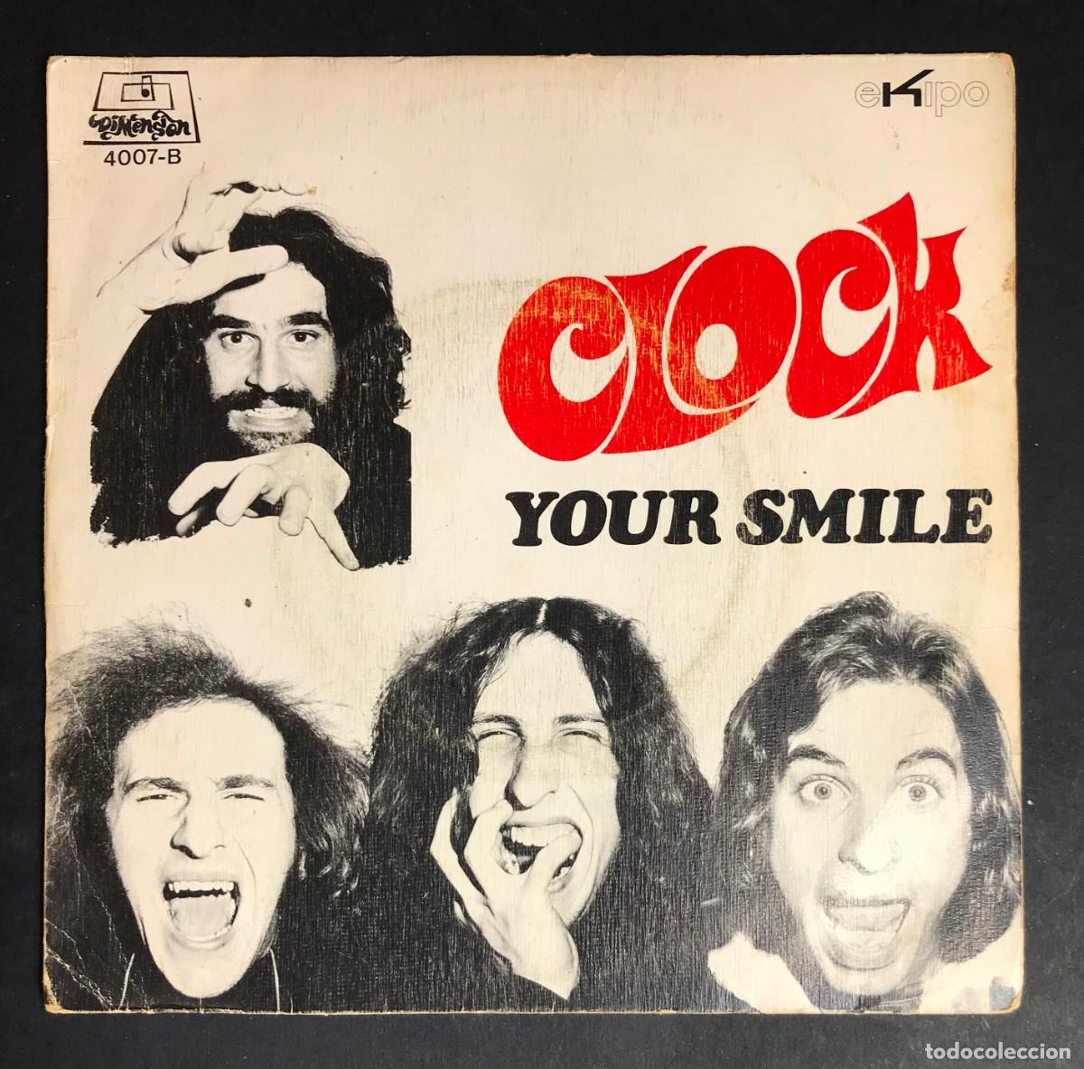 Discos de vinilo: CLOCK - Hang On / Your Smile - SINGLE 1971 - DIMENSION - Foto 2