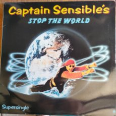 Discos de vinilo: CAPTAIN SENSIBLES - STOP THE WORLD - 1983 - SPAIN - ELECTRONIC, PUNK, SYNTH-POP. Lote 402179674