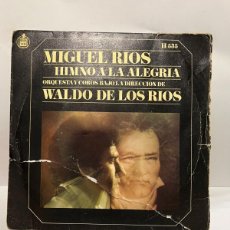Discos de vinilo: SINGLE - MIGUEL RIOS - HIMNO A LA ALEGRIA / MIRA HACIA TI - HISPAVOX - MADRID 1969. Lote 402184159