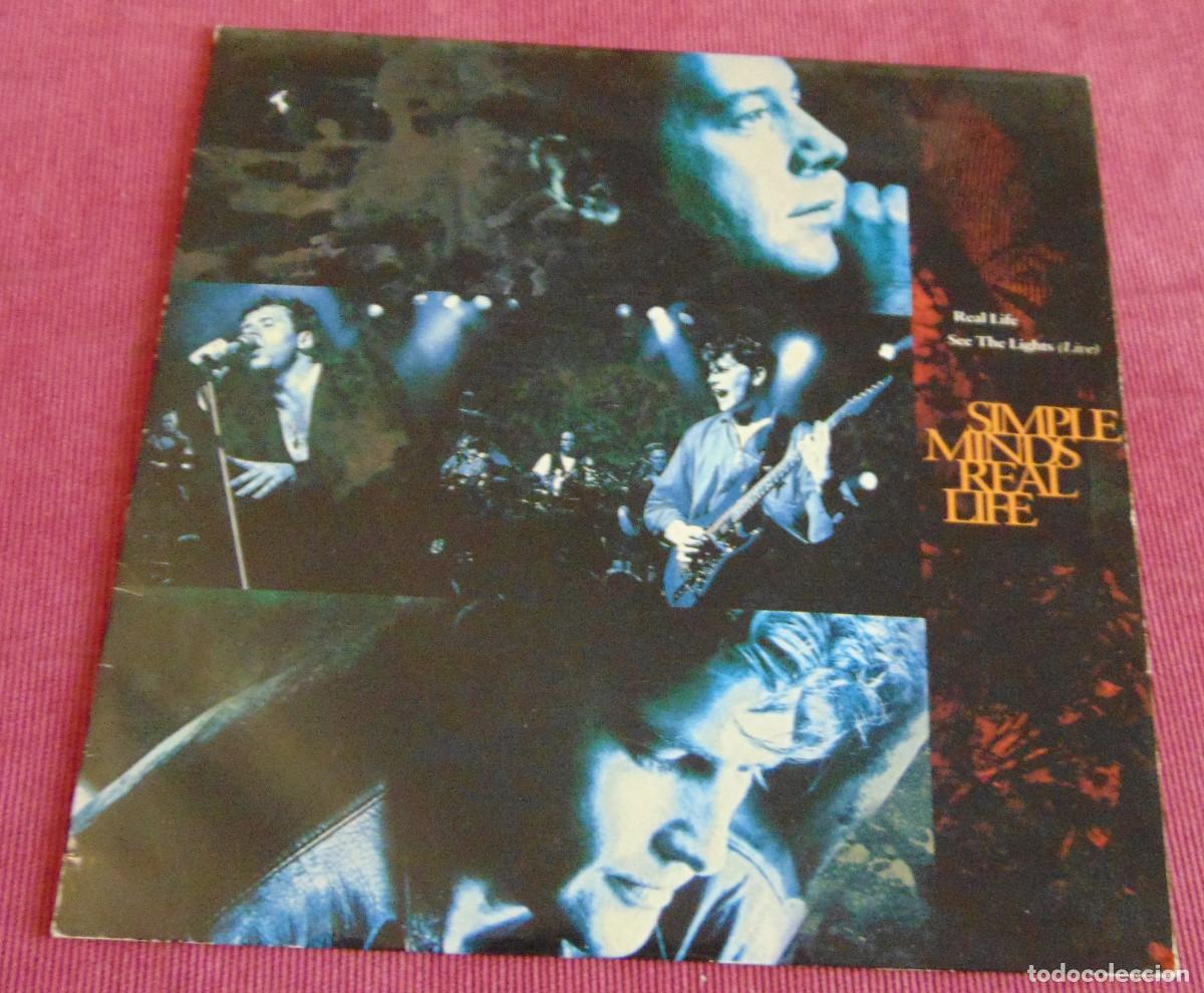 Discos de vinilo: Simple Minds &ndash; Real Life - SINGLE UK 1991 - Foto 1