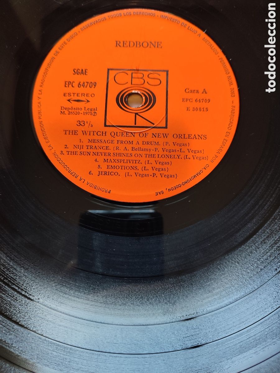 Discos de vinilo: Redbone - La reina bruja de Nueva Orleans - Foto 5