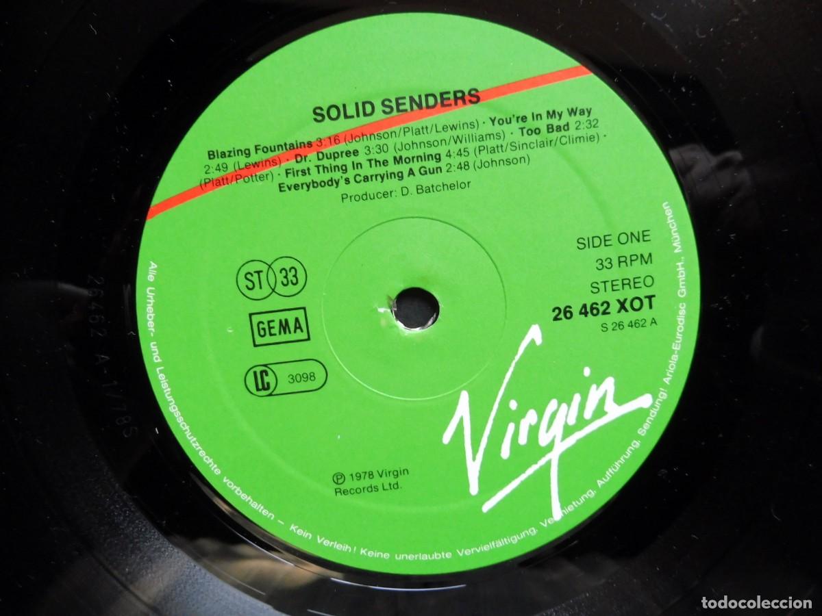 Discos de vinilo: LP - Solid Senders &ndash; Solid Senders - Virgin &ndash; 26 462 XOT - Germany 1978 - wilko - Foto 3