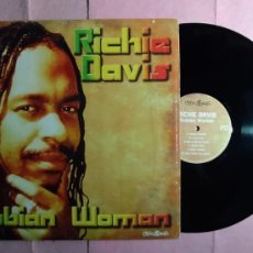 Discos de vinilo: LP RICHIE DAVIS – NUBIAN WOMAN - COU$INS COUDLP020 - UK PRESS (EX+/EX++). Lote 402242819