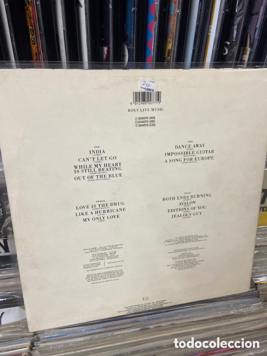 Discos de vinilo: Roxy music heart still beatin - Foto 2