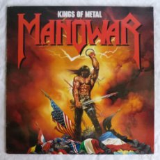 Discos de vinilo: LP VINILO MANOWAR 1988, ED. ESPAÑOLA, KINGS OF METAL. Lote 402304819