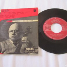 Discos de vinilo: PABLO CASALS - SANT MARTÍ DEL CANIGO +2. EP, FRENCH 1957 7” EDITION. MUY BUEN ESTADO (VG+). Lote 402310539