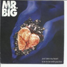 Discos de vinilo: MR. BIG .- JUST TAKE MY HEART SINGLE ATLANTIC 7567-87490-7 EUROPA 1992. Lote 402312894