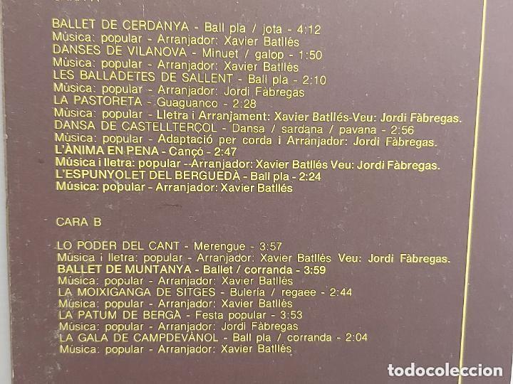 Discos de vinilo: LO PODER DEL CANT JORDI FABREGAS XAVIER BATLLES JOSEP CABRE VINILO LP - Foto 2