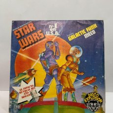 Discos de vinilo: SINGLE - STAR WARS - Y OTRO GALACTIC FUNK / MECO - RCA/VICTOR - MADRID 1977. Lote 402357424