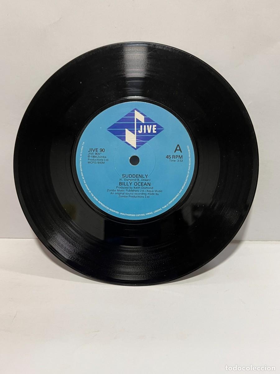 Discos de vinilo: SINGLE - BILLY OCEAN - SUDDENLY / LUCKY MAN - JIVE - 1984 - Foto 2