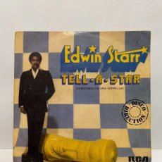 Discos de vinilo: SINGLE - EDWIN STARR - TELL A STAR / BOOP BOOP SONG - 20 CENTURY FOX - MADRID 1980. Lote 402362914
