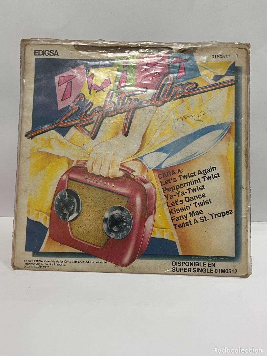 Discos de vinilo: SINGLE - TWIST EIGHTY ONE - LETS TWIST AGAIN - EDIGSA - BARCELONA 1982 - Foto 4