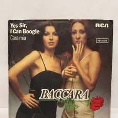 Discos de vinilo: SINGLE - BACCARA - YES SIR, I CAN BOOGIE / CARA MIA - RCA - MADRID 1977. Lote 402406084