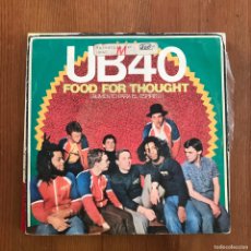 Discos de vinilo: UB40 - FOOD FOR THOUGHT - 7” SINGLE GRADUATE 1980. Lote 402412389