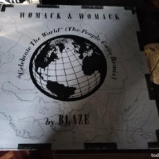 Discos de vinilo: WOMACK & WOMACK - CELEBRATE THE WORLD UNITE REMIX - 12” MAXI 4TH & BROADWAY 1989 SOUL HOUSE. Lote 402415294