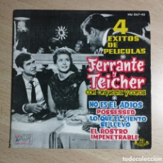 Discos de vinilo: EP 7” CUATRO ÉXITOS DE PELÍCULAS 1961 ORQUESTA FERRANTE Y TEICHER. LO QUE EL VIENTO SÉ LLEVÓ+ 3.. Lote 402428259