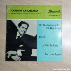 Discos de vinilo: EP 7” CARMEN CAVALLARO 1961 INTERPRETA CANCIONES DE LA PELÍCULA”THE EDDY DUCHIN STORY ”. Lote 402428769