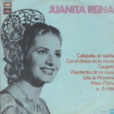 Discos de vinilo: JUANITA REINA - CALLEJUELA SIN SALIDA, CARAPITO, PACA MORA.../ LP EMI 1972 RF-16002. Lote 402438354