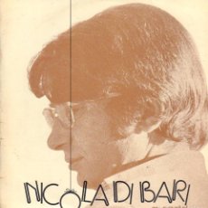 Discos de vinilo: NICOLA DI BARI ( EN ESPAÑOL) - PARA MI ES ALGO MAS, TROTAMUNDOS, AGNESE.../ LP RCA 1972 RF-16019. Lote 402441234