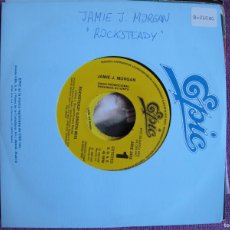Discos de vinilo: JAMIE J. MORGAN - ROCKSTEADY (SINGLE PROMO ESPAÑOL, CBS 1990). Lote 402458199