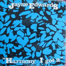 Discos de vinilo: JAYNE EDWARDS - HARMONY / I GO IT (SINGLE PROMO ESPAÑOL, ZAFIRO 1984). Lote 402464739