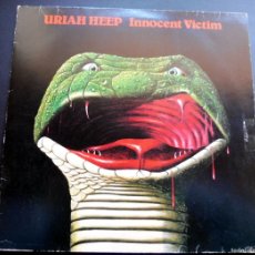 Discos de vinilo: LP - URIAH HEEP – INNOCENT VICTIM - BRONZE – 25 543 XOT - GERMANY 1977 - ENCARTE. Lote 402468144