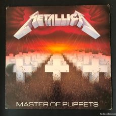 Discos de vinilo: METALLICA - MASTER OF PUPPETS - LP UK CON ENCARTE 1986 - MUSIC FOR NATIONS. Lote 402468499