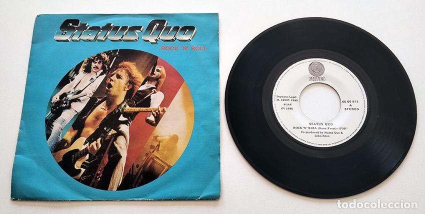 Discos de vinilo: VINILO SINGLE DE STATUS QUO. ROCK N ROLL. 1980. - Foto 1