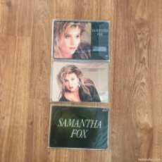Discos de vinilo: SAMANTHA FOX - SAMANTHA FOX - SPECIAL EDITION - LOTE DE 3 7” SINGLES PICTURE DISC JIVE UK 1987. Lote 402476124