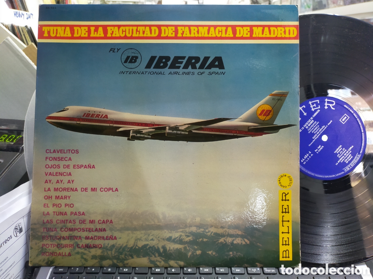 Disques de vinyle: Tuna facultad farmacia de Madrid LP iberia 1970 /2