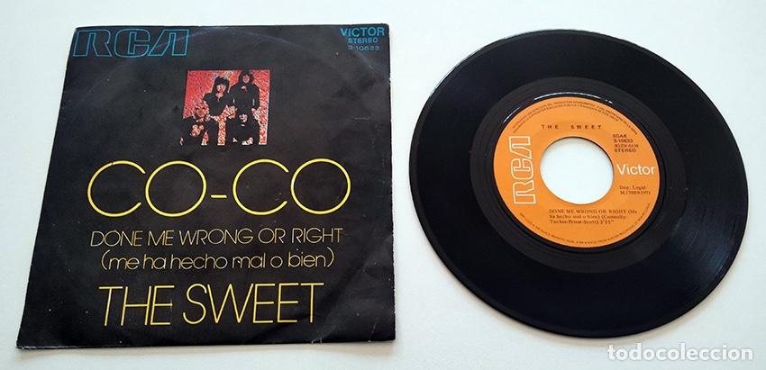 Discos de vinilo: VINILO SINGLE DE THE SWEET. CO-CO. 1971. - Foto 1
