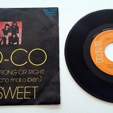 Discos de vinilo: VINILO SINGLE DE THE SWEET. CO-CO. 1971.