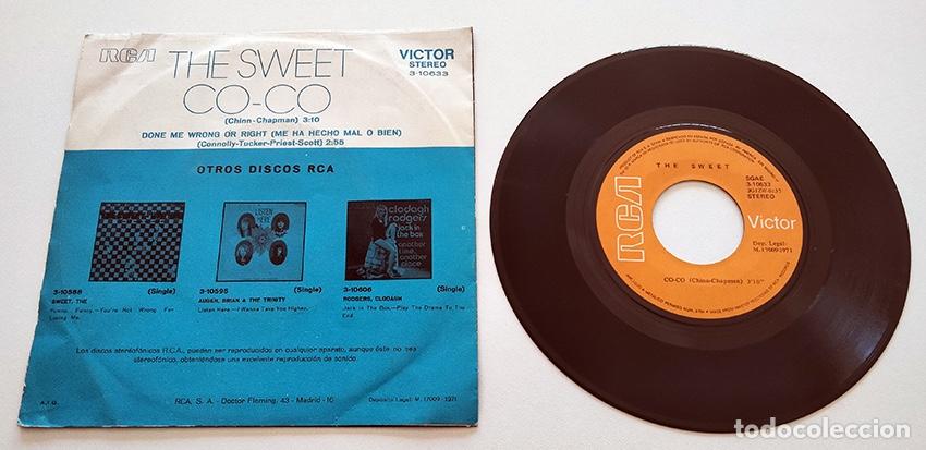 Discos de vinilo: VINILO SINGLE DE THE SWEET. CO-CO. 1971. - Foto 2